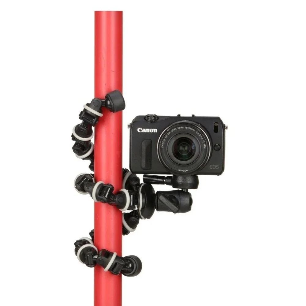 Onn Flexible Tripod Gorilla Pod 11.5” Compact Camera Smartphone Ball Head 1/4